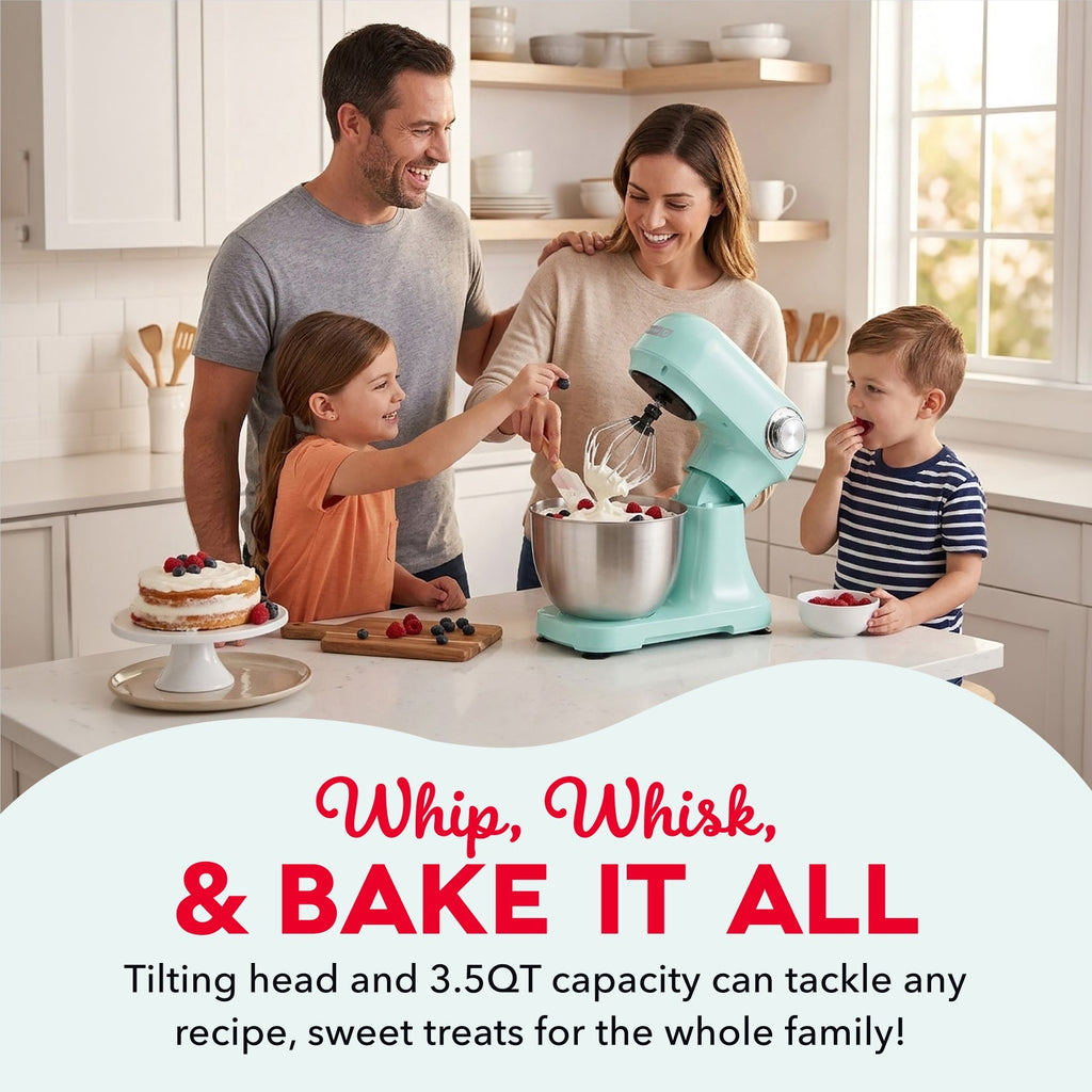 3.5 Qt Tilt Head Stand Mixer