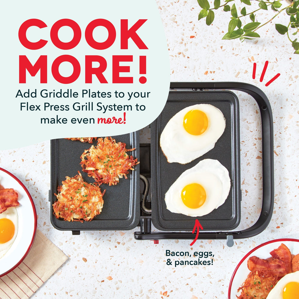 Flex Press Grill System 2pc Plate Pack Griddle